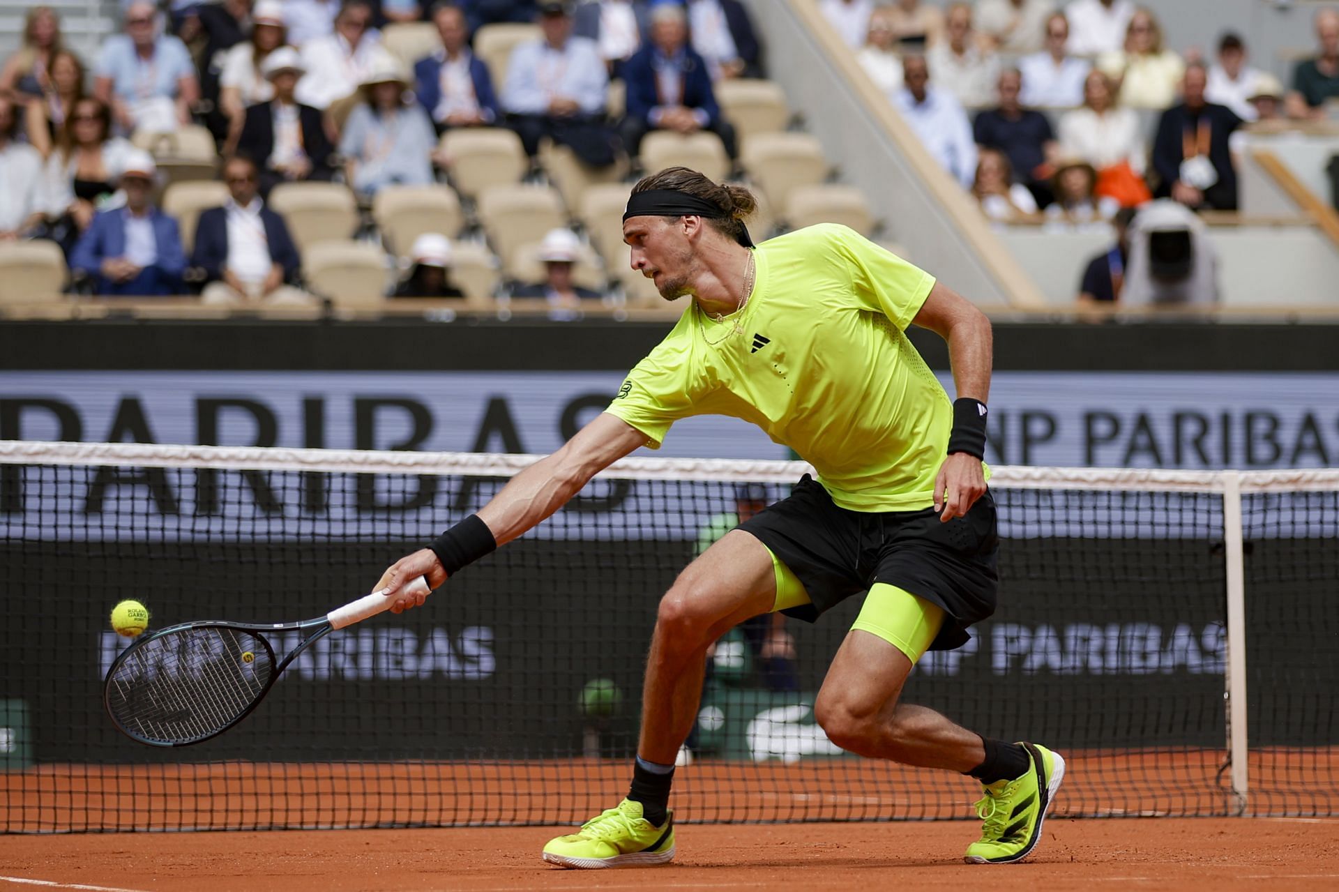 Alexander Zverev at the French Open 2025. (Photo: Getty)
